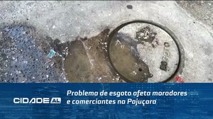 Problema de esgoto afeta moradores e comerciantes na Pajuçara
