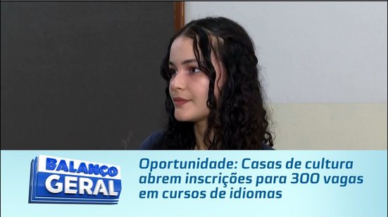 Oportunidade: Casas de cultura abrem inscrições para 300 vagas em cursos de idiomas