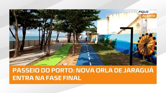 Veja imagens da nova orla de Jaraguá