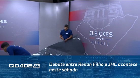 Debate entre Renan Filho e JHC acontece neste sábado às 13h30, na TV Pajuçara