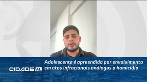 Adolescente é apreendido por envolvimento em atos infracionais análogos a homicídio
