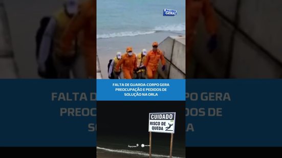 ⚠️ Sem proteção: moradores e turistas alertam para risco de acidentes na Jatiúca #BalançoGeralAL