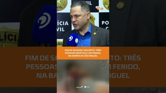 Sequência de crimes deixa três mortos e um ferido na Barra de São Miguel #FiqueAlerta