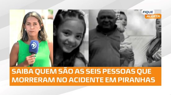IDENTIDADE DAS VÍTIMAS; saiba quem são as seis pessoas que morreram no grave acidente em Piranhas