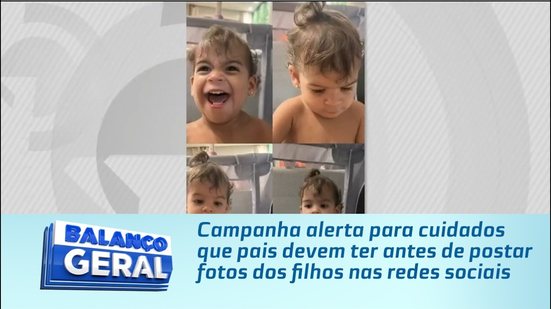 Campanha alerta para cuidados que pais devem ter antes de postar fotos dos filhos nas redes sociais