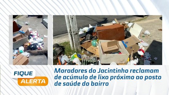 Moradores do Jacintinho reclamam de acúmulo de lixo próximo ao posto de saúde do bairro