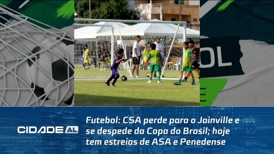 Futebol: CSA perde para o Joinville e se despede da Copa do Brasil