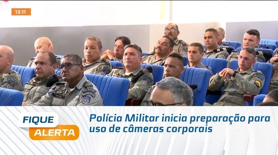 Polícia Militar inicia preparação para uso de câmeras corporais