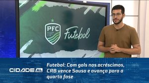 Futebol: Com gols nos acréscimos, CRB vence Sousa e avança para a quarta fase