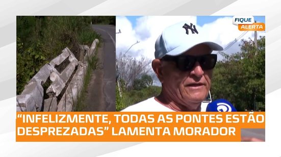 Estrutura Comprometida: Pontes danificadas no litoral norte colocam moradores em risco