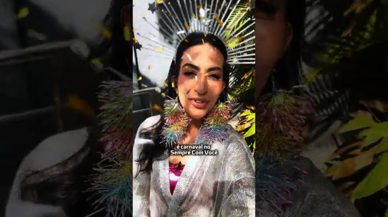 🎭 É carnaval no Sempre Com Você deste sábado! #SempreComVocê