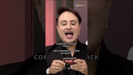 Black Friday chegou e o Hora do Ventura tá daquele jeito! 🛍️🔥 #HoraDoVentura