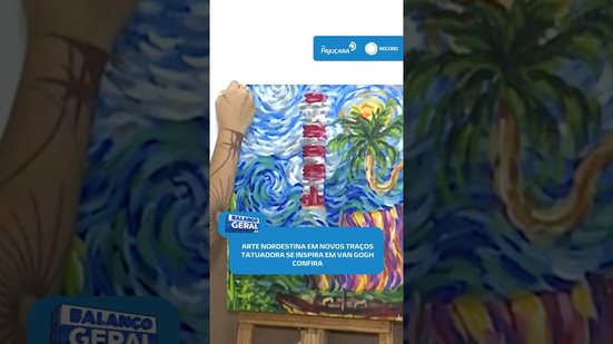 🎨Artista une traços de Van Gogh à cultura nordestina em obras autorais #BalançoGeralAL