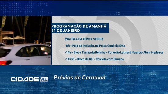 Blocos vão ganhar as ruas de Maceió a partir de amanhã; veja a programação