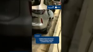 ⚡Vídeo flagra carro elétrico sendo carregado clandestinamente em poste na Ponta Verde#BalançoGeralAL