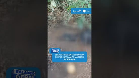 🚨Ossada humana é encontrada às margens de rodovia em Coruripe; polícia investiga #BalançoGeralAL