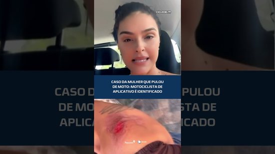 Mulher pula de moto em movimento; motociclista de app é identificado pela polícia #CidadeAL