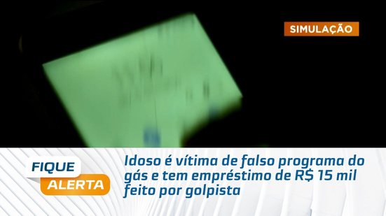 Idoso é vítima de falso programa do gás e tem empréstimo de R$ 15 mil feito por golpista