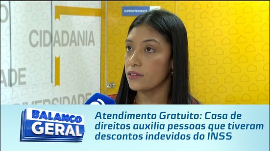 Atendimento Gratuito: Casa de direitos auxilia pessoas que tiveram descontos indevidos do INSS