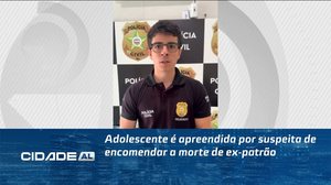Adolescente é apreendida por suspeita de encomendar a morte de ex-patrão