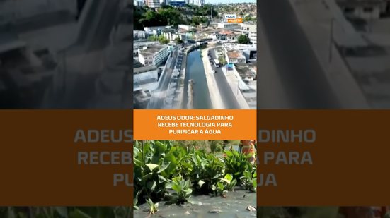 RENASCE SALGADINHO: novo sistema promete água limpa e fim do mau cheiro, veja! #FiqueAlerta