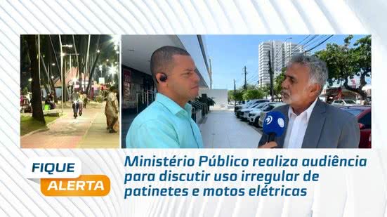Ministério Público realiza audiência para discutir uso irregular de patinetes e motos elétricas