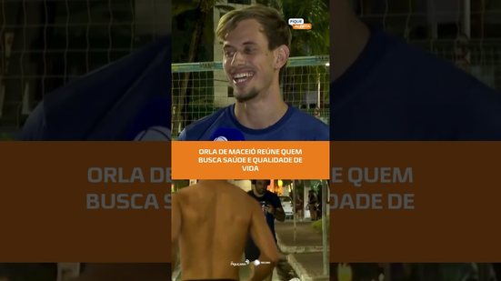 Orla de Maceió vira ponto de saúde e esporte para moradores #FiqueAlerta
