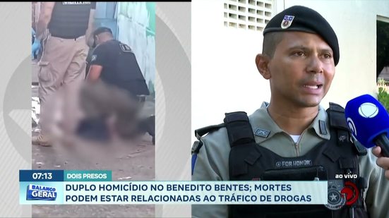 Duplo homicídio no Benedito Bentes; mortes podem estar relacionadas ao tráfico de drogas