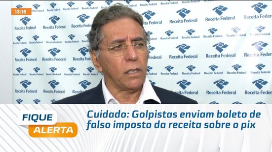 Cuidado: Golpistas enviam boleto de falso imposto da receita sobre o pix