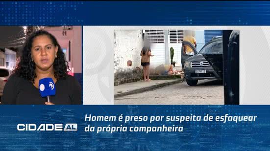 Homem é preso por suspeita de esfaquear da própria companheira