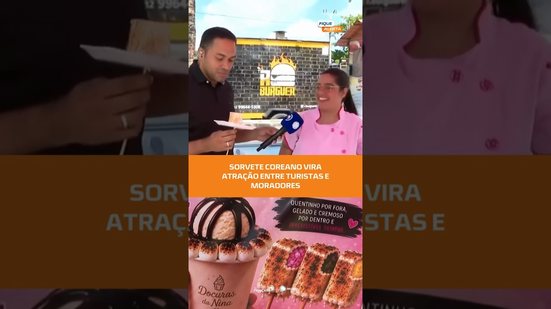 Quente por fora e gelado pode dentro: sorvete coreano faz sucesso na capital alagoana#FiqueAlerta