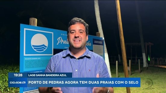 Lage Ganha Bandeira Azul: Porto de Pedras agora tem duas praias com o selo