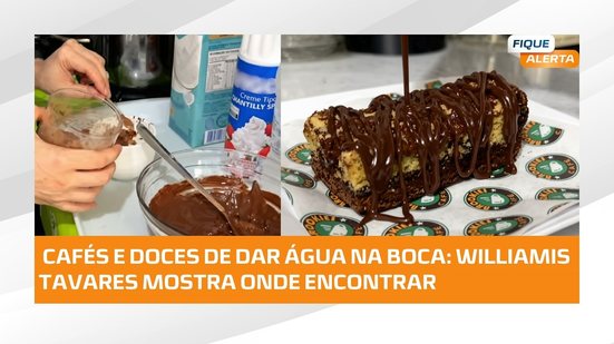 ☕🍰 Paraíso dos doces? Williamis Tavares conhece cantinho especial para os apaixonados por café