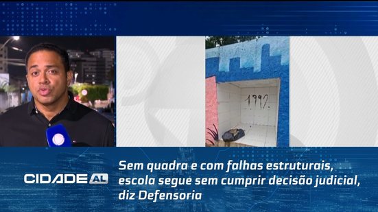 Sem quadra e com falhas estruturais, escola segue sem cumprir decisão judicial, diz Defensoria