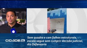 Sem quadra e com falhas estruturais, escola segue sem cumprir decisão judicial, diz Defensoria
