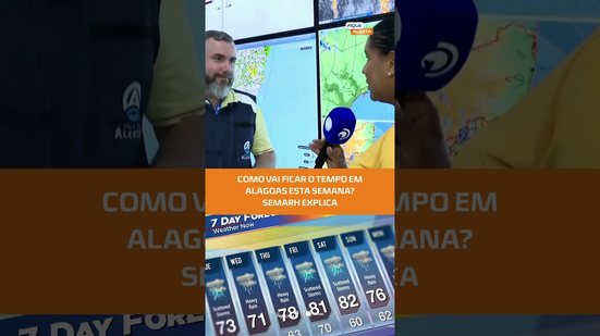 Vai sair de casa? Veja a previsão do tempo para Alagoas #FiqueAlerta
