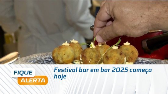 Festival bar em bar 2025 começa hoje