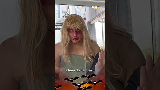 O que será que a Loira do Banheiro e a Wandinha aprontaram? 😂Descubra daqui a pouco no #FiqueAlerta