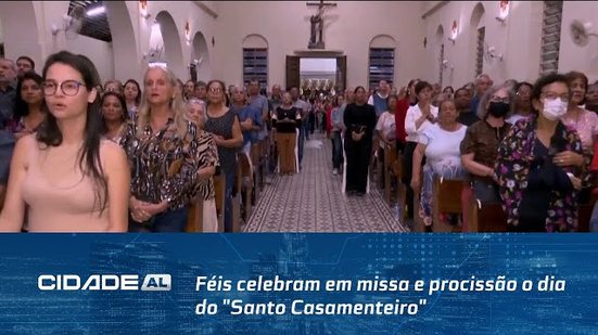 Santo Antônio: Féis celebram em missa e procissão o dia do "Santo Casamenteiro"