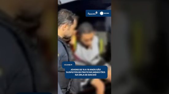 ⚠️ Denúncia de roubo leva polícia a grupo suspeito de arrastão na Ponta Verde | #CidadeAL