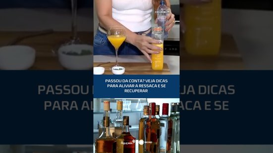 🍻RESSACA ATACOU? especialista explica como aliviar a ressaca rapidamente #CidadeAL