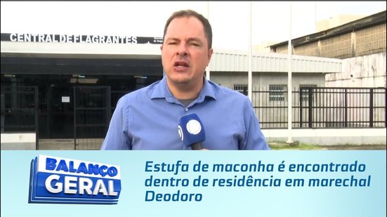 Estufa de maconha é encontrado dentro de residência em marechal Deodoro
