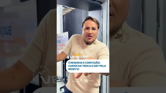 Hora do Ventura: Cariúcha sai do SBT e já fecha com a RedeTV! 😳🔥 #HoraDoVentura