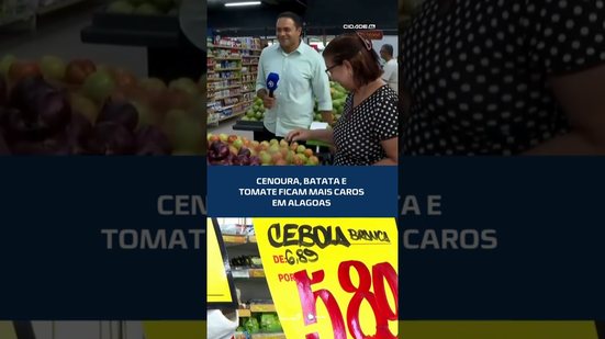 Peso no bolso: preço de legumes dispara e preocupa consumidores #CidadeAL
