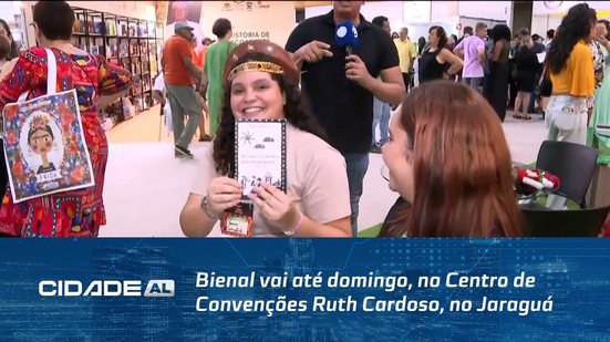 Bienal vai até domingo, no Centro de Convenções Ruth Cardoso, no Jaraguá