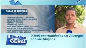 2.849 oportunidades em 74 cargos no Sine Alagoas