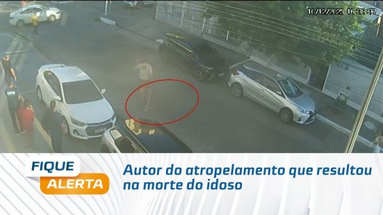 Polícia identifica autor do atropelamento que resultou na morte do idoso de 96 anos, no Poço