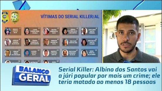 Albino dos Santos vai a júri popular por mais um crime; ele teria matado ao menos 18 pessoas