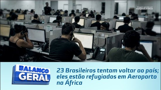 23 Brasileiros tentam voltar ao país; eles estão refugiados em Aeroporto na África