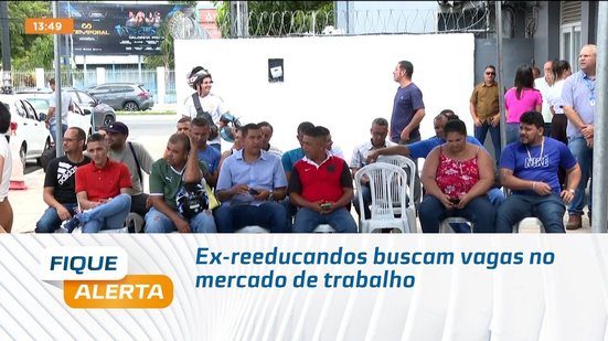 Ex-reeducandos buscam vagas no mercado de trabalho